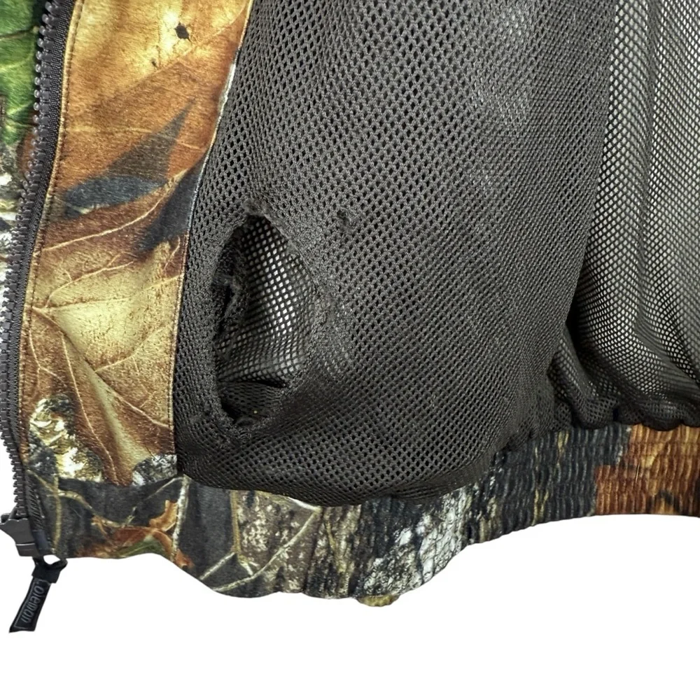 Gear Coleman Forest Camo Tactical Hooded Lightweight Hunting Jacket Men's Size M